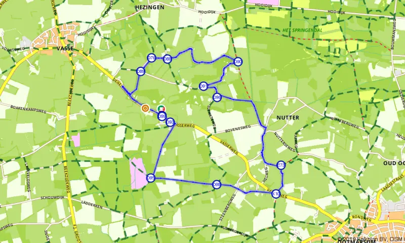 Route in Overijssel