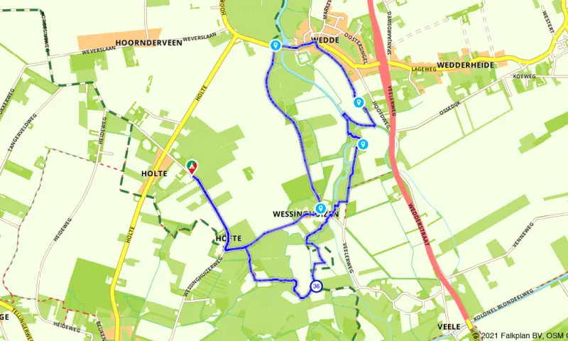 Route Groningen