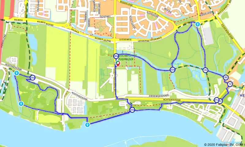 Route Zuid-Holland