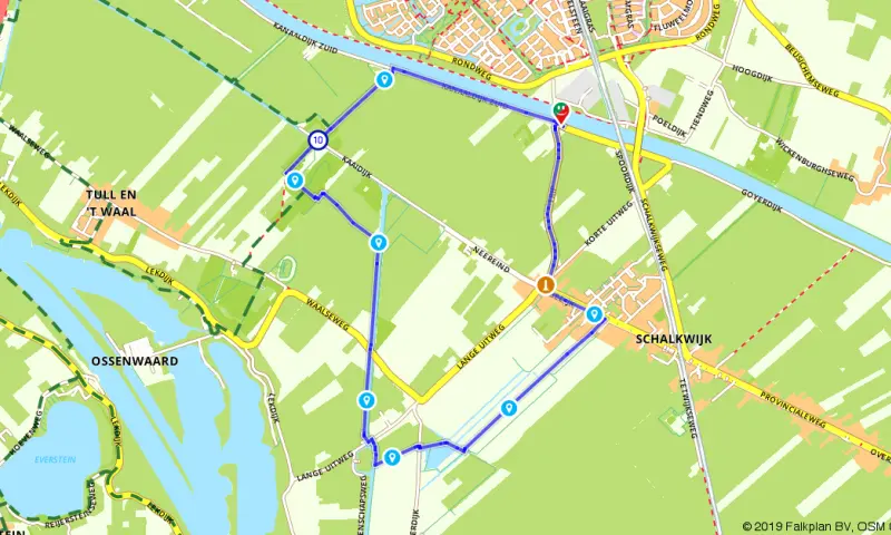 Route in Utrecht