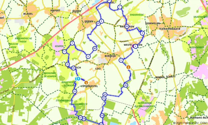 Route Noord-Brabant