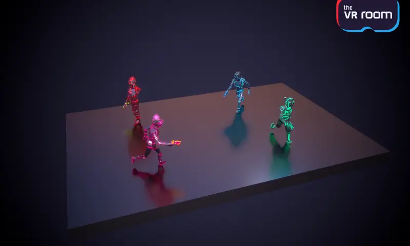 Sneeuwballen gevecht Virtual Reality