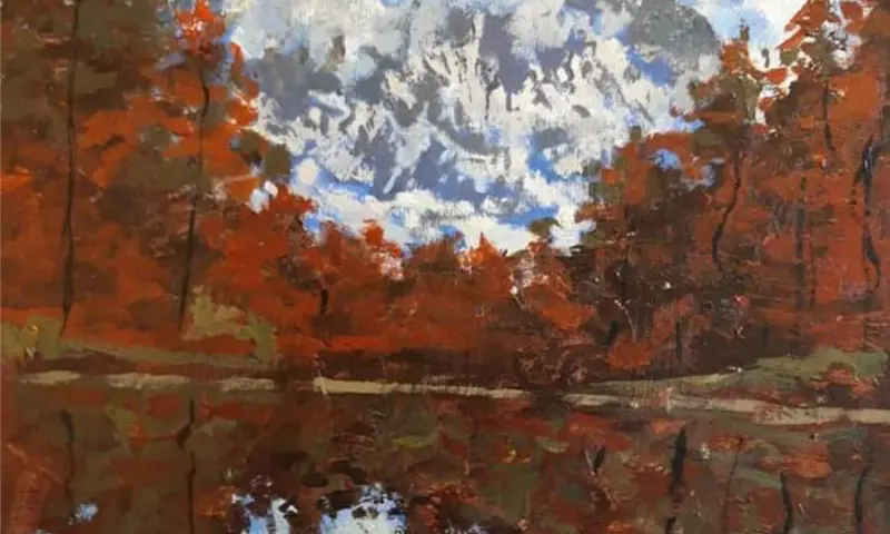 Pittoresk Canada schilderen