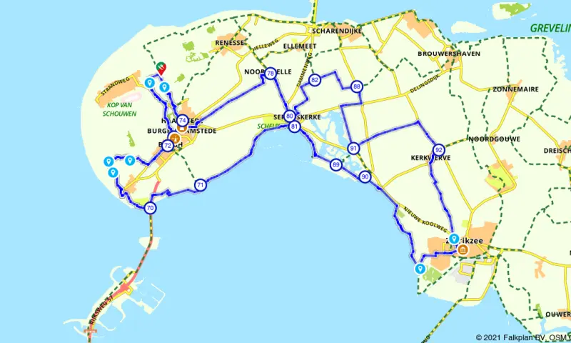 Zierikzee route