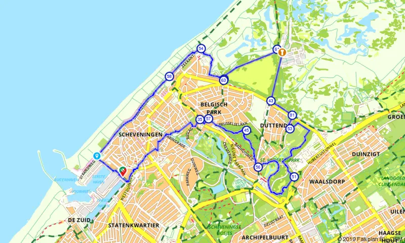 Route Zuid-Holland