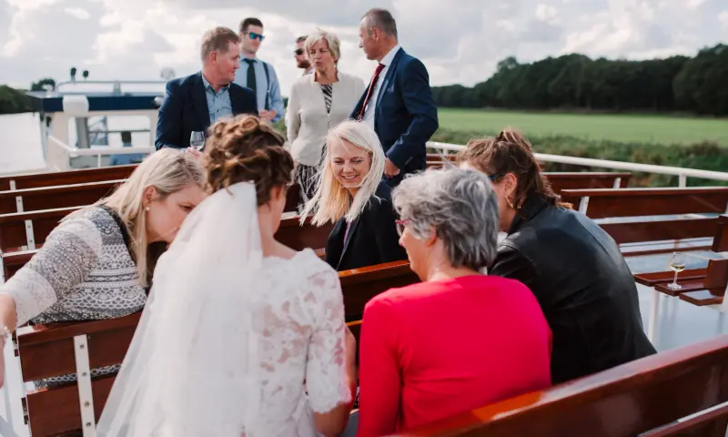 Bruiloft op Party Boot