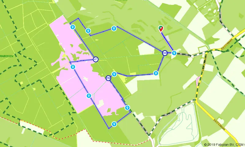 Route in Limburg