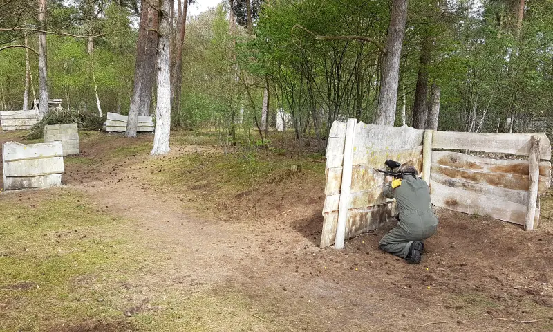 Schuilen tijdens het spel