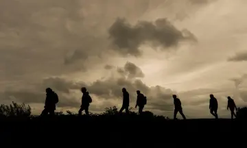 Donkerwandeling in de duinen