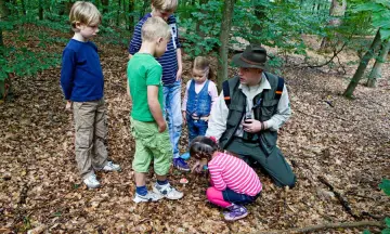 Kinderfeestje in natuur