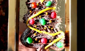 Chocolade kerstboom maken