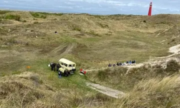 De natuur in met de huifkar op Schiermonnikoog