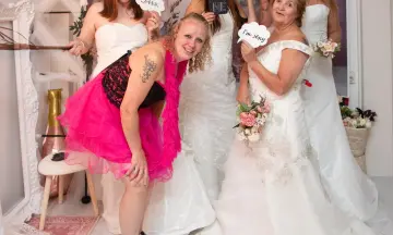 Trouwjurken voor de lol