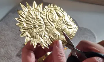 Embossing met goudfolie
