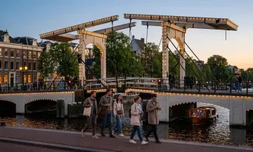 Amsterdam bij avond