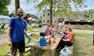 Wildplukken en lunchen