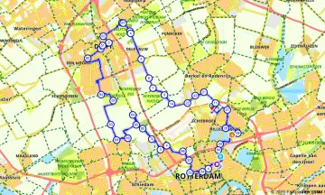 Delft en Rotterdam