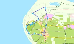 Route in Friesland