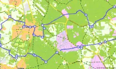 Route in Gelderland