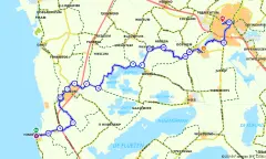 Route in Friesland