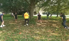 Spel spelen op openveld