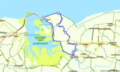 Route in Groningen