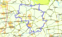 Route in Friesland