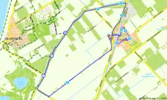 Route in Noord-Holland