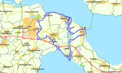 Route in Zeeland