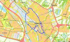 Route in Utrecht