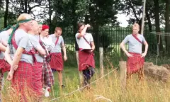 Deelnemers vrijgezellen feestje