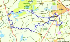 Route in Friesland