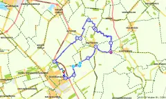 Route in Groningen