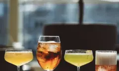 Menu cocktails