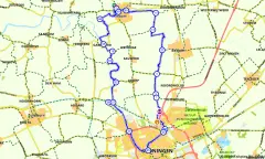 Route in Groningen