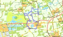 Route in Friesland