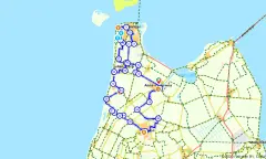 Route in Noord-Holland