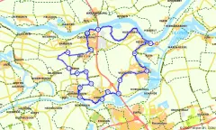 Fietsroute Maas en Waal