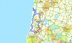 Route in Noord-Holland