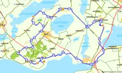 Route in Friesland