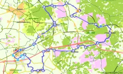 Route in Gelderland