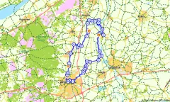 Route in Gelderland