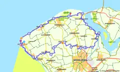 Route in Zeeland