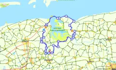 Route in Friesland