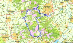 Route in Gelderland