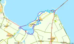 Route in Noord-Holland