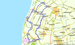 Route in Noord-Holland