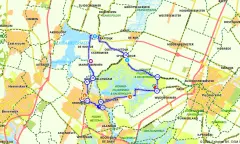 Route in Noord-Holland