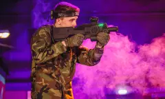 lasergame actie foto