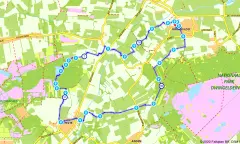 Route in Drenthe